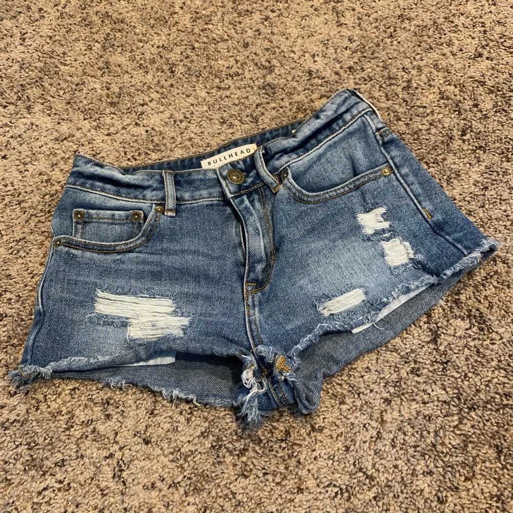 Bullhead Denim Co Denim Jean High Rise Shorts - Picture 6 of 8